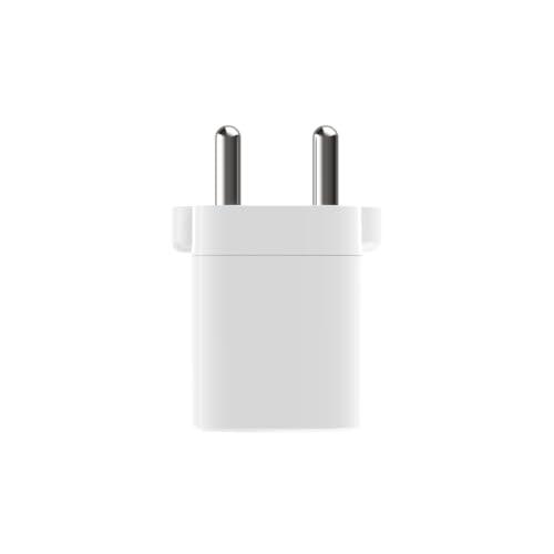 Stuffcool Nuevo PD20W Made in India Smallest Wall Charger Charges iPhones 50% in 30 Mins Perfect for Latest iPhone 15,14,13,12 (Nuevo White)