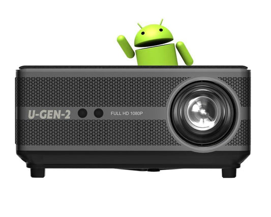 2024 BORSSO Ultima GEN-2, Android 9, Full HD Projector 1080p Native 13500 Lumens (1220 ANSI), Short Throw Fully Auto Focus & Auto 6D Keystone, 4K - 2K HDR10+ HDMI Signal Support, 5G WiFi & 5.0 BT - Triveni World