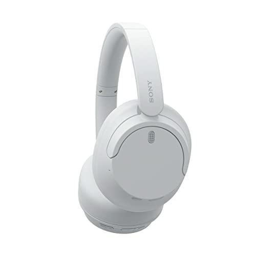 Sony WH-CH720N, Wireless Over-Ear Active Noise Cancellation Headphones with Mic, up to 35 Hours Playtime, Multi-Point Connection, App Support, AUX & Voice Assistant Support for Mobile Phones (White) - Triveni World