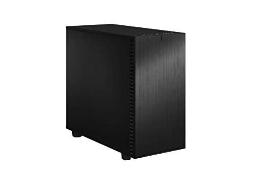 Fractal Design Define 7 Black Solid E-ATX Mid-Tower Gaming Cabinet Case with Three Pre-Installed Dynamic X2 GP-14 Fans and Anodized Aluminum Front Panel (FD-C-DEF7A-01)