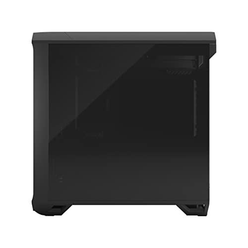 Fractal Design Torrent Compact Black Tempered Glass TG Dark Tint Window High-Airflow Mid Tower Computer Case/Cabinet/Chassis - FD-C-TOR1C-01