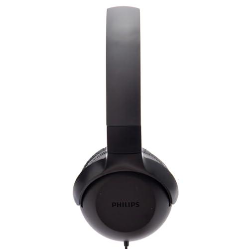 Philips Audio Upbeat Tauh201 Wired On Ear Headphones with Mic (Black)