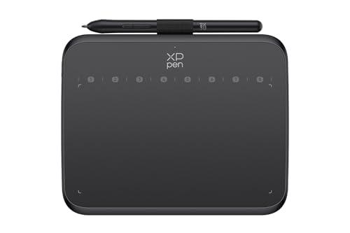 XPPen Deco 640 Graphics Drawing Pen Tablet 6x4 inches with 16384 Levels Pressure Sensitivity, 8 Soft Shortcut Keys, Battery Free Stylus, Android Support, Black