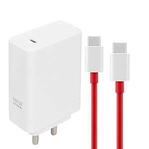 Original 160W Fast Charger SUPERVOOC Compatible for Oneplus | 10T | 10R | 10 Pro | 9 Pro | 9Rt | 11R | 11 Pro (Adapter with) | C to C