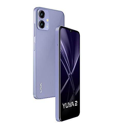 Lava Yuva 2 (3 GB RAM, UFS 2.2 64GB Storage) - Glass Lavender|Unisoc T606 Octa Core processor| 90 Hz Refresh Rate|Side FingerPrint Sensor|13MP Dual AI Camera| 5000 mAh Battery| Upto 6GB Expandable RAM - Triveni World