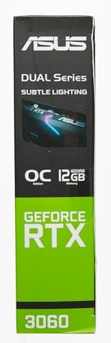 ASUS pci_e_x4 Dual GeForce RTX 3060 V2 OC Edition 12GB GDDR6 with Two Powerful Axial-tech Fans LHR Graphics Card (DUAL-RTX3060-O12G-V2)