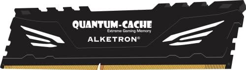 ALKETRON Quantum Cache – 8GB DDR4 3200MHz CL16 RAM UDIMM(SDRAM) PC4-25600 - Over clocked Gaming Desktop PC Memory with Heat Sink - XMP Compatible - 3 Year replacement warranty