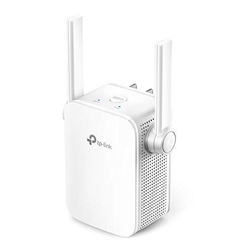 TP-Link TL-WA855RE N300 Mbps Single Band Universal Wireless Range Extender, Broadband/WiFi Extender with 1 Ethernet Port and 2 External Antennas, Plug and Play, Built-in Access Point Mode, White