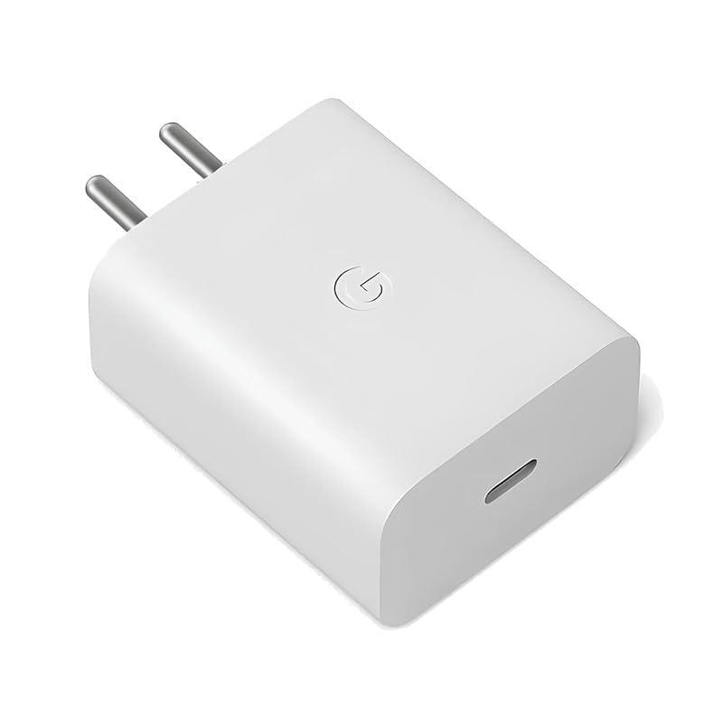 AILKIN 30W Google Type C Rapid Fast Charger Adapter for Pixel 9 Pro/9/8 Pro/8/8a, Pixel 7 Pro/7/7A, Pixel 6 Pro/6/6A, Tablet/Buds and Other USB-C Mobile Device Support 30w Fast Charging, White