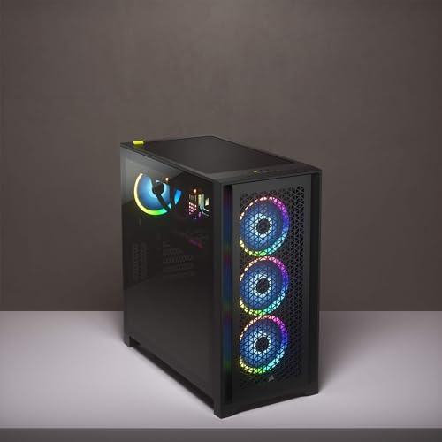 Corsair Tempered Glass, Alloy Steel 4000D Airflow Tempered Glass Mid-Tower ATX Case, Black (CC-9011200-WW)