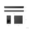 Sony HT-S400 2.1ch soundbar with Powerful Wireless subwoofer, S-Force PRO Front Surround Sound and Dolby Digital (330W, Wireless Connectivity, Bluetooth)