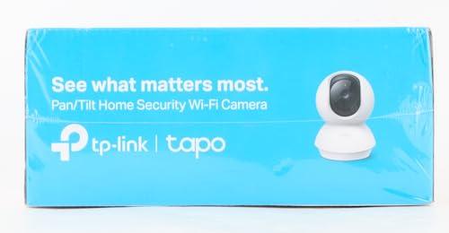 Tapo TP-Link C210P2 360° 3MP 2K 2304 Full HD 1296P Video Pan/Tilt Smart Wi-Fi Security Camera | Alexa Enabled | 2-Way Audio| Night Vision| Motion Detection | Indoor CCTV | Pack of 2,White