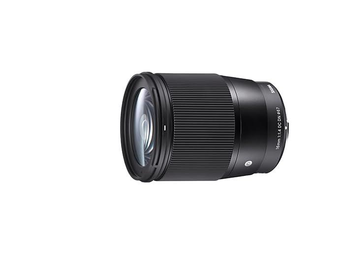 Sigma 16mm F/1.4 DC DN Contemporary Lens for Sony E Mount Mirrorless Cameras (APS- C Format, Black)