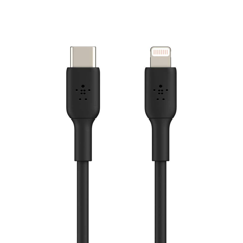 Belkin Apple Certified PVC Lightning to USB-C Charge and Sync Cable, 3.3 Feet / 1 Meters, Black