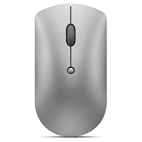 (Refurbished) Lenovo 600 Bluetooth Silent Mouse: Portable, Dongle-Free Multi-Device Connectivity 5.0 Wit