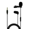 JBL Commercial CSLM30 Auxiliary Omnidirectional Lavalier Microphone with Earphone for Calls, Conferences and Monitoring