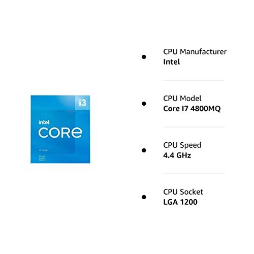 Intel Core i3-10105F LGA1200 Desktop Processor 4 Cores 8 Threads up to 4.40GHz 6MB Cache