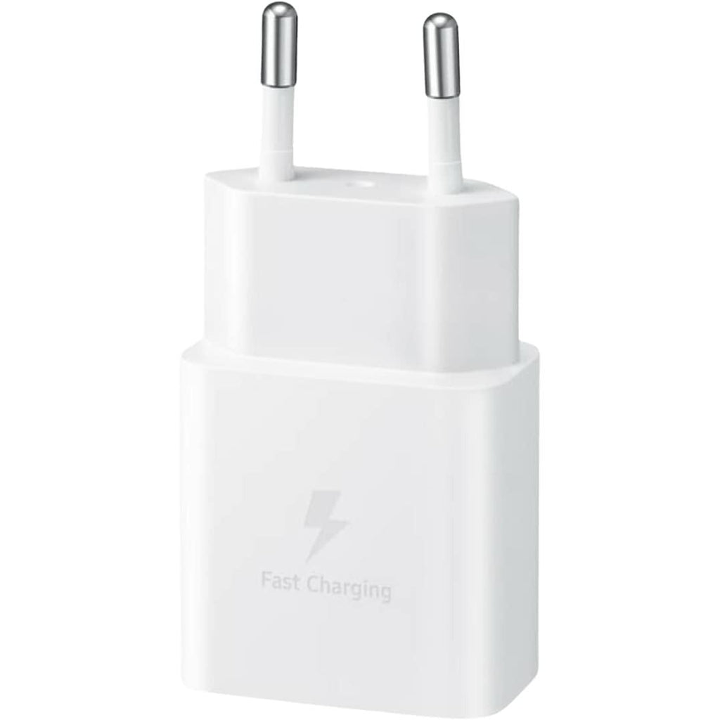 Samsung Original 25W Single Port, Type-C Fast Charger, (Cable not Included), WHITE