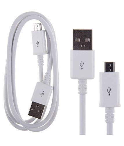 MYVN Fast Charging USB-A to USB 2.0 Micro B Cable (1 Metre) Compatible for All VIVO Phones and Android Phones with Qualcomm Quick Charge 2.0 Technology - Only Cable (White)