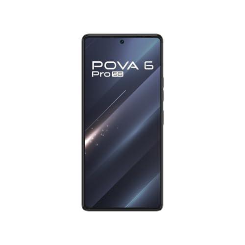 TECNO POVA 6 PRO 5G (24GB*+256GB) | 108MP Camera + 32MP Selfie Camera | 120Hz Dot-in AMOLED Display | Dual Speakers with Dolby Atmos | 6000mAh & 70W Charger | Arc Interface | Meteorite Grey - Triveni World