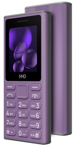 HMD 105 Keypad Phone with Built-in UPI App, Phone Talker, Long-Lasting Battery, Wireless FM Radio | Purple