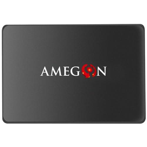 Amegon AM500S 512GB SATA 2.5-inch (6.35 cm) 3D NAND Internal Solid State Drive SSD, R-550MB/s, W-525MB/s, (AM500S-512G)