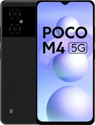 (Refurbished) Poco M4 5G (Power Black,6GB RAM, 128GB Storage)