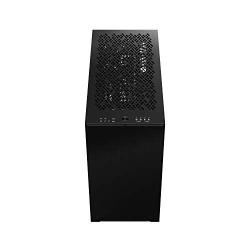 Fractal Design Define 7 Black Solid E-ATX Mid-Tower Gaming Cabinet Case with Three Pre-Installed Dynamic X2 GP-14 Fans and Anodized Aluminum Front Panel (FD-C-DEF7A-01)