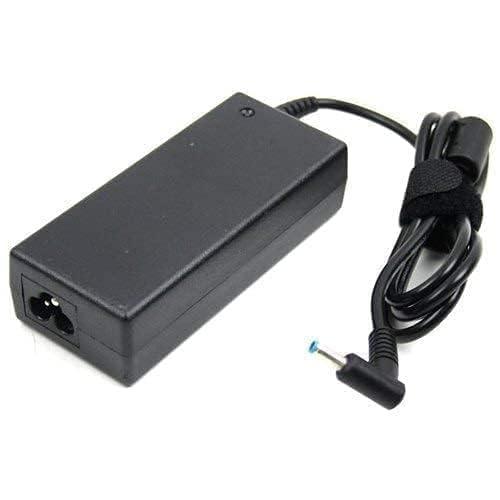 HP Blue Pin Original Laptop Charger 19.5V 3.33A 65W Adapter (with 3 Pin Power Cable)- Black