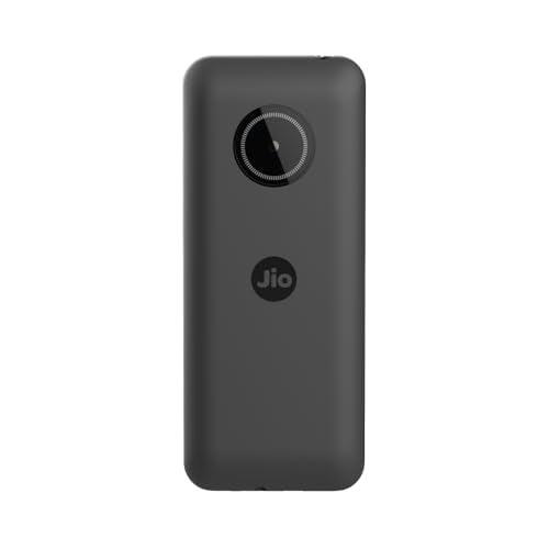 JioBharat J1 4G Keypad Phone with JioTV, JioCinema, JioSaavn, JioPay (UPI), JioChat, JioPhotos, Powerful 2500mAh Battery, LED Torch, Digital Camera | Dark Grey | Locked for JioNetwork