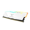 TEAMGROUP T-Force Delta RGB DDR4 16GB (2x8GB) 3200MHz (PC4-25600) CL16 Desktop Gaming Memory Module ram TF4D416G3200HC16FDC01 - White