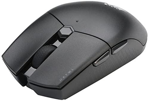 Corsair Katar Pro Wireless, Lightweight FPS/MOBA Bluetooth, Wi-Fi Gaming Mouse with Slipstream Technology, Compact Symmetric Shape, 10000 DPI (Black)