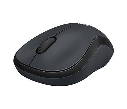 (Refurbished) Logitech M221 Silent Wireless Mouse- Charcoal - USB