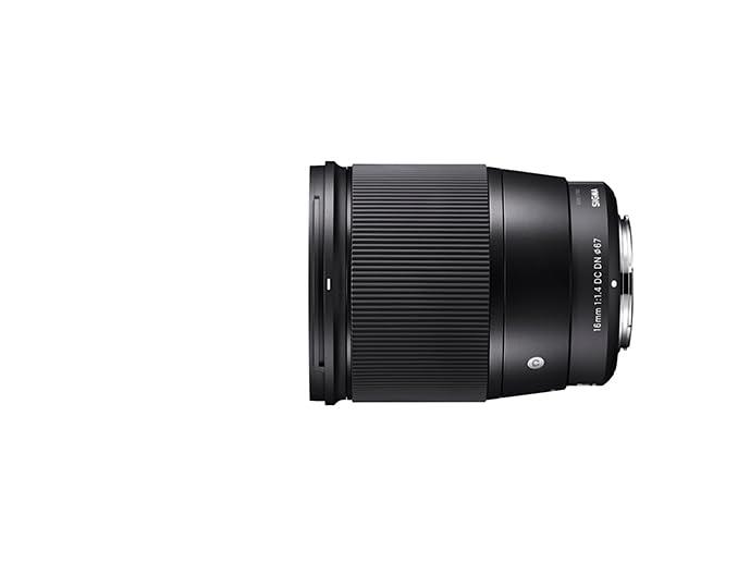 Sigma 16mm F/1.4 DC DN Contemporary Lens for Sony E Mount Mirrorless Cameras (APS- C Format, Black)