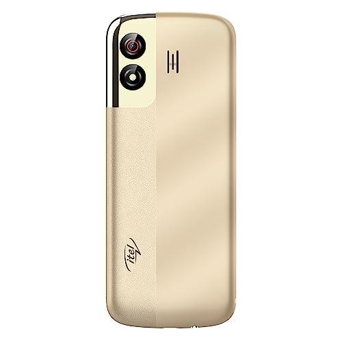 itel SG600 Keypad Mobile Phone with 2.8 inch Display|1900mAh Battery|UPI Pay|Crystal Clear Calls | 4 Hour Service|1.3 MP Camera with Flash |Kingvoice|Metal Finish|Champagne Gold - Triveni World