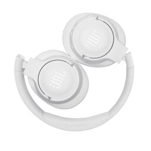 JBL Tune 760NC, Wireless Over Ear Active Noise Cancellation Headphones with Mic, Upto 50 Hours Playtime, Multi-Device Connectivity, Pure Bass, AUX & Voice Assistant Support for Mobile Phones (White) - Triveni World