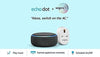 Echo Dot (Black) Combo with Wipro 16A Smart Plug