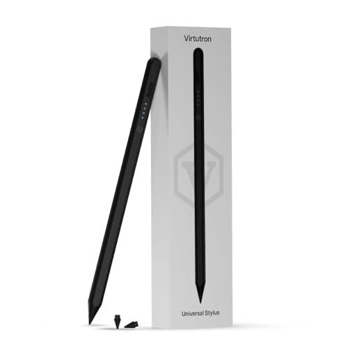 Virtutron Non-Bluetooth Universal Stylus Pen with Type C Charging |High-Precision Digital Pencil |Compatible for iPhone, Ipad, Samsung, Android Tablets & Touch Screens Phones | (Black)