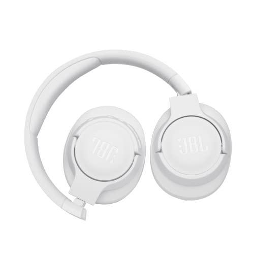 JBL Tune 760NC, Wireless Over Ear Active Noise Cancellation Headphones with Mic, Upto 50 Hours Playtime, Multi-Device Connectivity, Pure Bass, AUX & Voice Assistant Support for Mobile Phones (White) - Triveni World