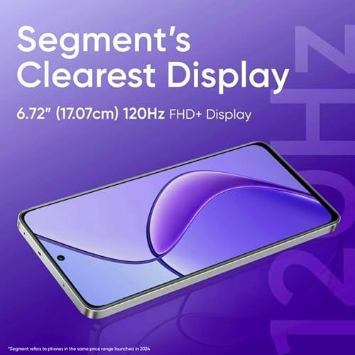 realme 12x 5G (Twilight Purple, 4GB RAM, 128GB Storage) | Upto 8GB (4+4GB) Dynamic RAM | Dimensity 6100+ Processor | 50 MP AI Camera | 7.69 mm Ultra-Slim Trendy Watch Design | 45 W SUPERVOOC Charge - Triveni World