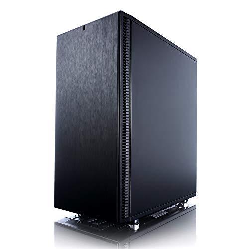 Fractal Design Define C ATX Mid-Tower Gaming Cabinet Case with Two Pre-Installed Dynamic X2 GP-12 Fans and Easy Clean Filters (FD-CA-DEF-C-BK), Black