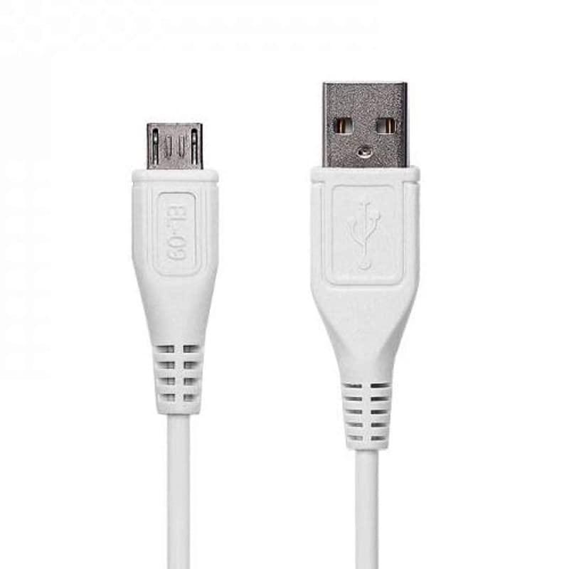 MYVN Fast Charging USB-A to USB 2.0 Micro B Cable (1 Metre) Compatible for All VIVO Phones and Android Phones with Qualcomm Quick Charge 2.0 Technology - Only Cable (White)