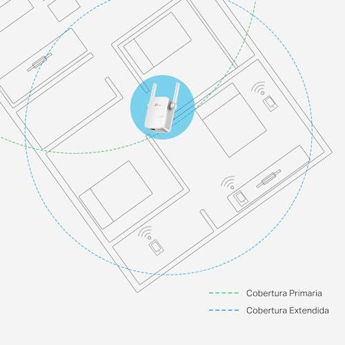 TP-Link TL-WA855RE N300 Mbps Single Band Universal Wireless Range Extender, Broadband/WiFi Extender with 1 Ethernet Port and 2 External Antennas, Plug and Play, Built-in Access Point Mode, White