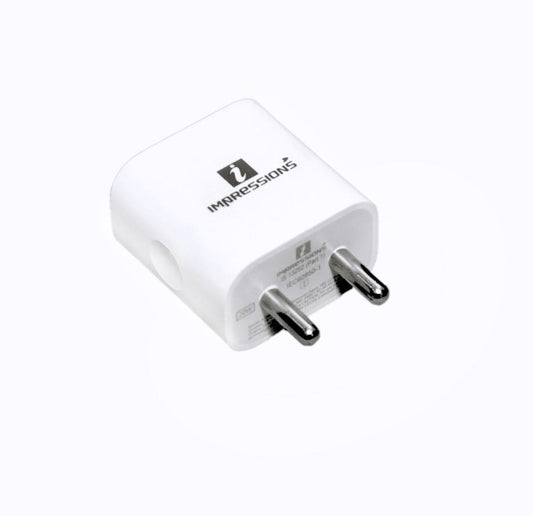 IMPRESSION 20W Charger Type C Adapter for iPhone 15 Series PD 3.0 USB-C Original Fast Charging Adaptor (White)