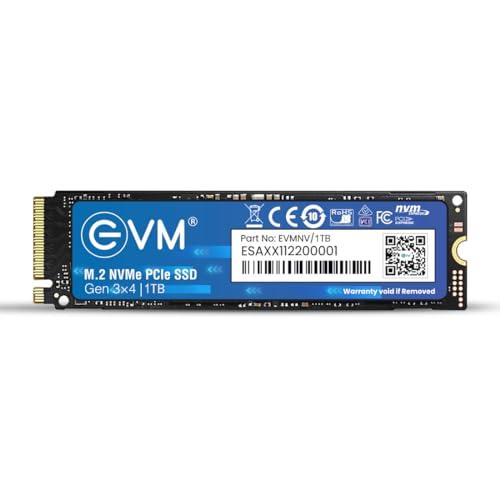 EVM M.2 NVMe (2280) 1TB Internal SSD - 2500MB/s Read - PCIe Interface Gen 3x4-4X Faster Than SATA SSD- 5 Year Warranty (EVMNV/1TB)