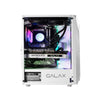 GALAX PC Case Revolution-05 (REV-05W) White Gaming Cabinet | Supports ATX, M-ATX, ITX | 4 RGB Cooling Fans | Mesh Panel | Spacious Interior | Tempered Glass