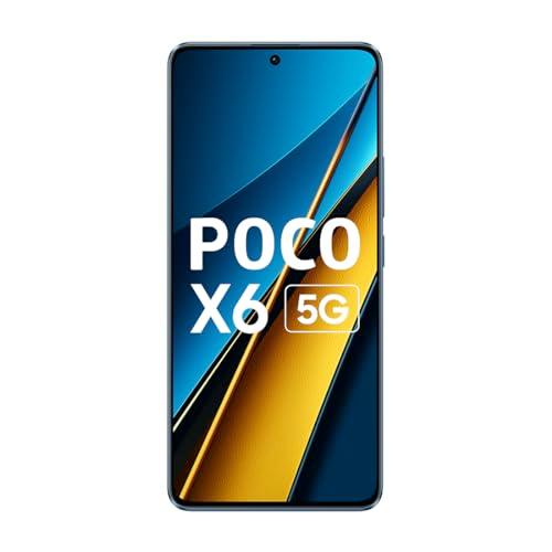 POCO X6 5G (Skyline Blue, 8 GB RAM 256 GB Storage)