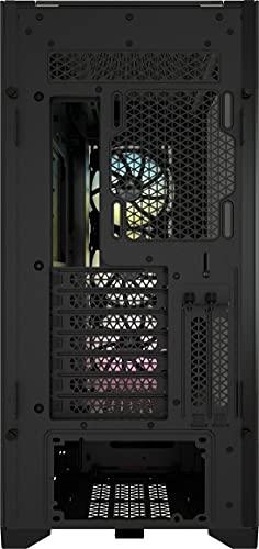 Corsair iCUE 5000X RGB Tempered Glass Mid-Tower ATX Computer Case/Gaming Cabinet - Black - CC-9011212-WW