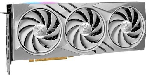 MSI Geforce RTX 4070 Super 12G Gaming X Slim White Graphic Card - Nvidia Geforce RTX 4070 Super Gpu, 12Gb Gddr6X 192-Bit Memory, 21 Gbps, Pci Express 4 Interface, Upto 2640 Mhz, Torx Fan 5.0 - Pci_E