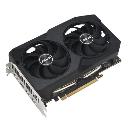 ASUS Dual Radeon Rx 7600 V2 Oc Edition 8Gb Gddr6 Graphics Card (Pcie 4.0, 8Gb Gddr6, Hdmi 2.1, Displayport 1.4A, 2.5-Slot Design, Axial-Tech Fans, Gpu Tweak Iii) - Pci_E_X16